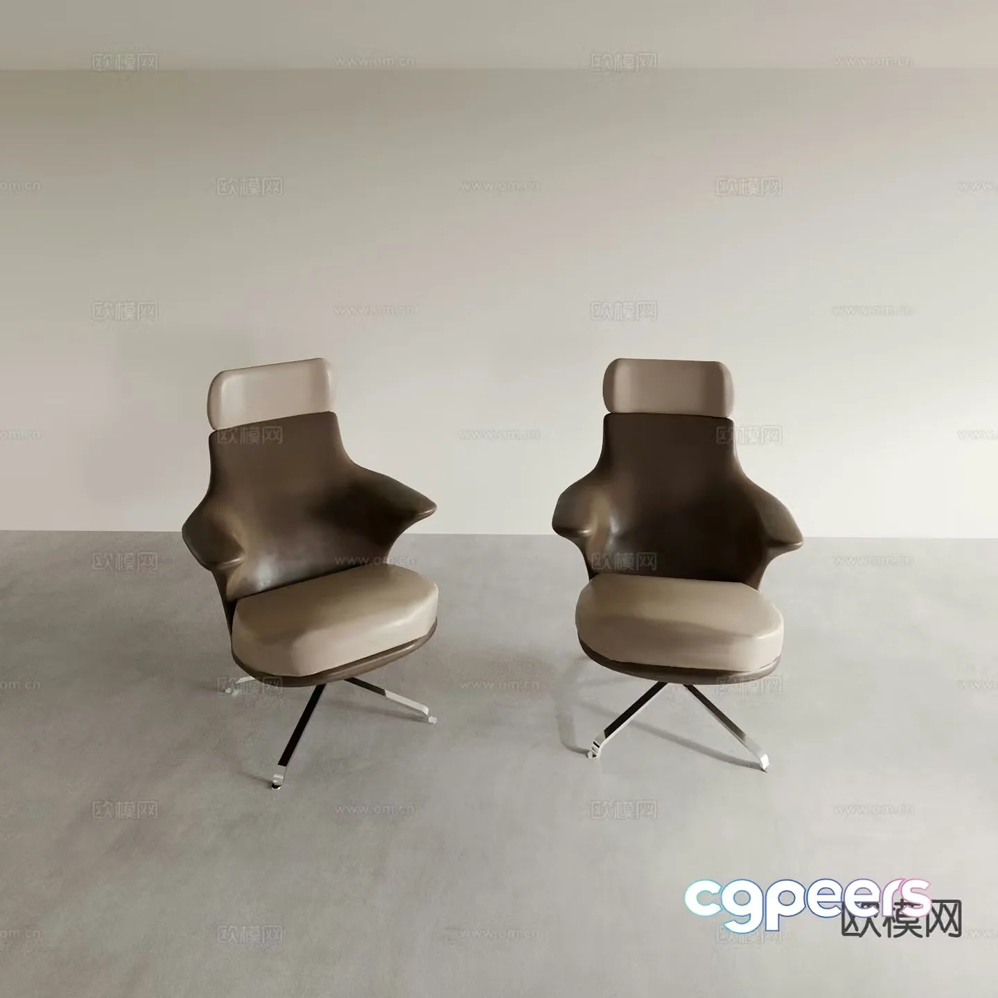 Office chair shift chair staff chair 3d model
