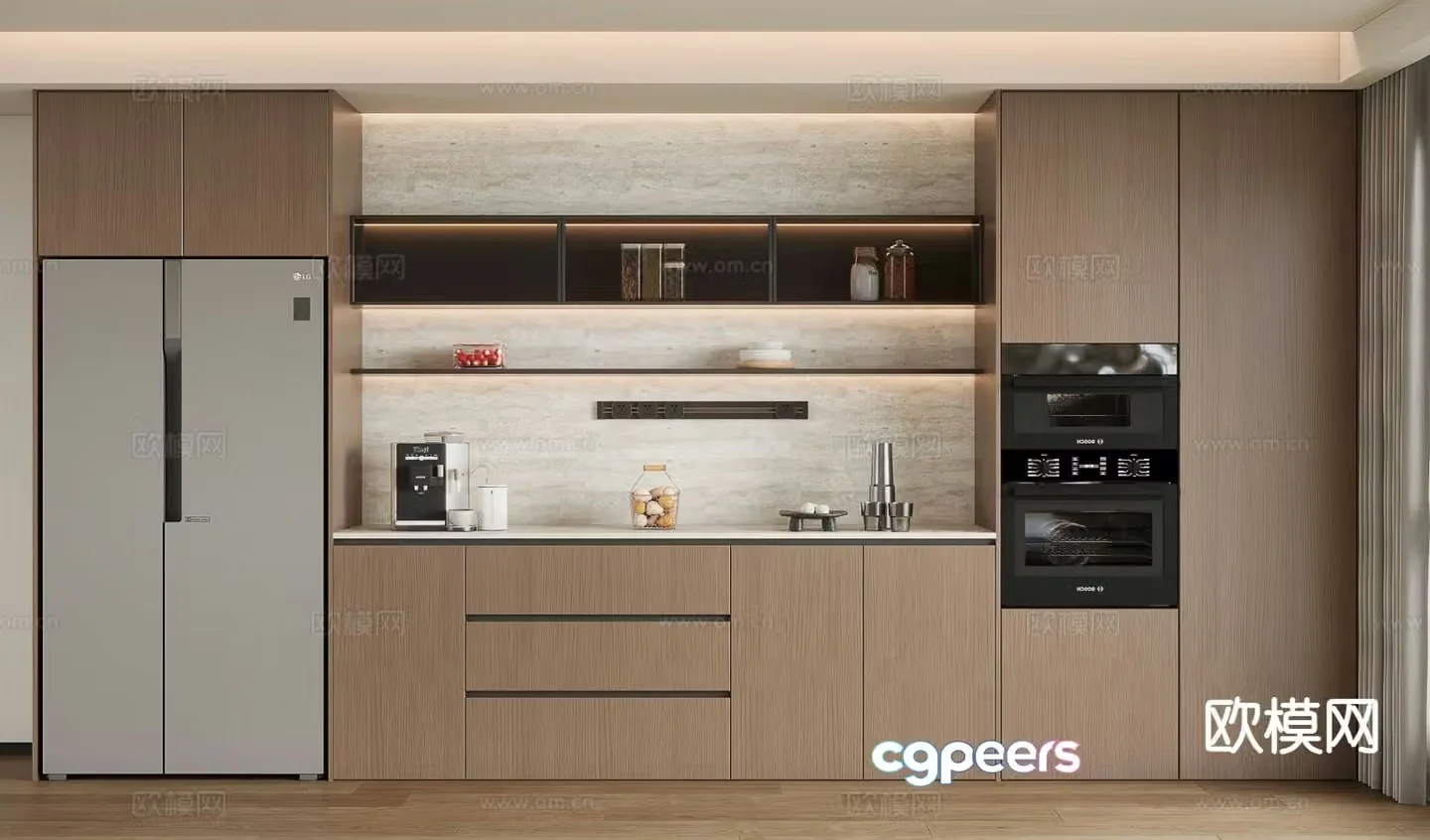 Italian sideboard 3d model