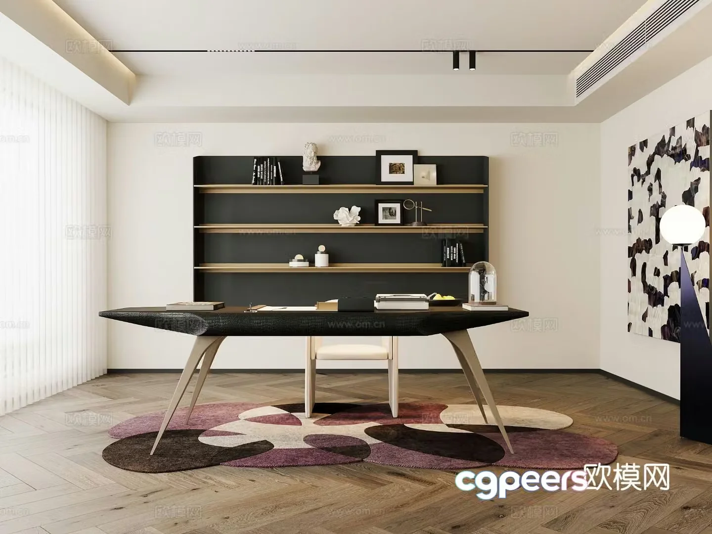 Light luxury study 3D model