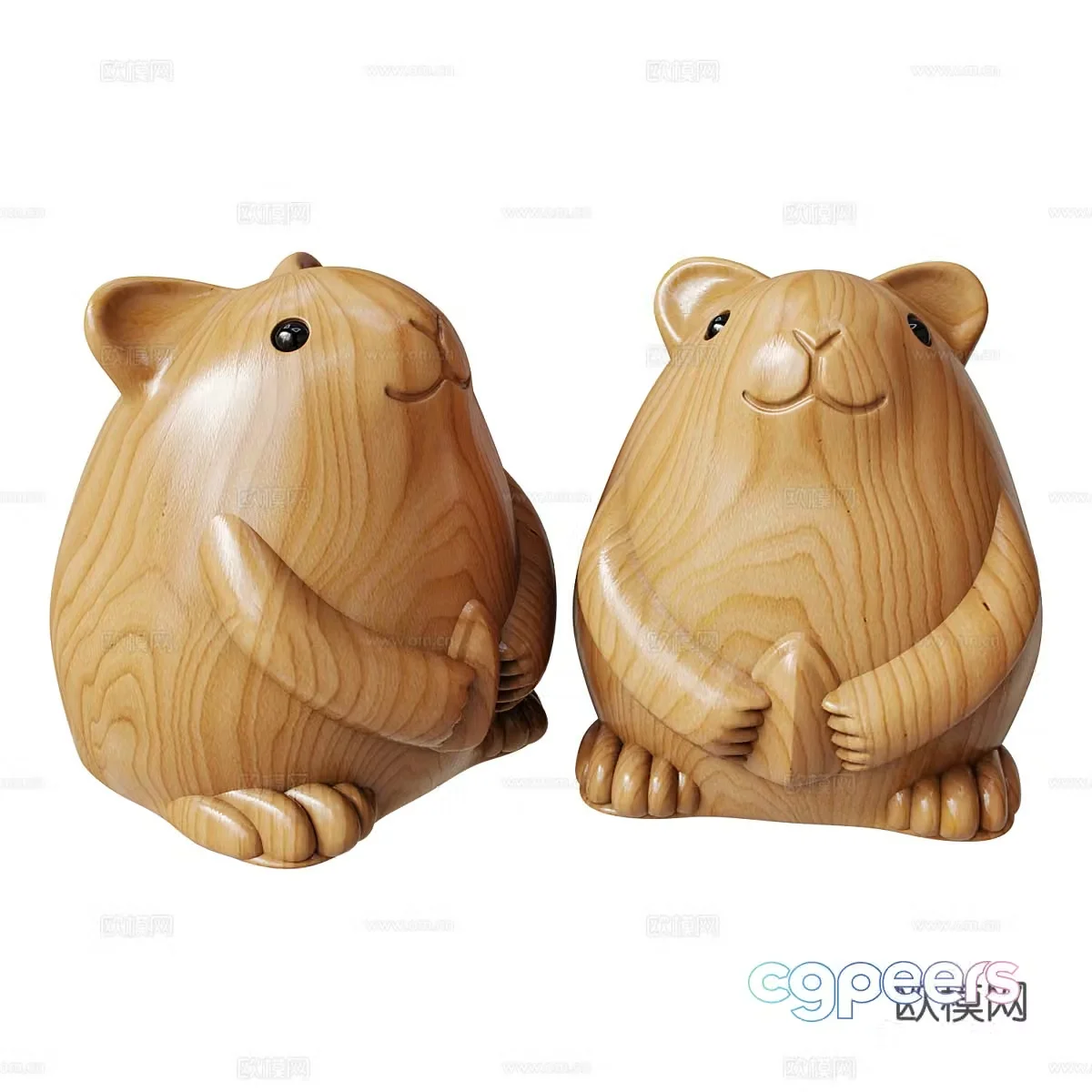 Modern minimalist decorative ornaments Sculpture Animal ornaments Squirrel ornaments 3d model
