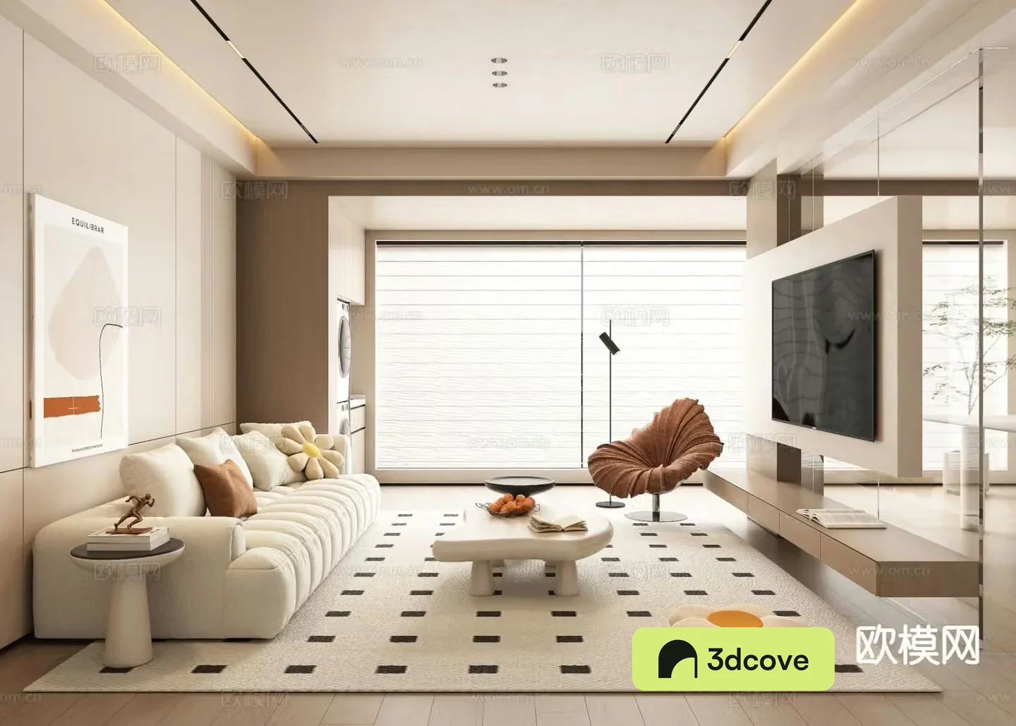 Cream style living room