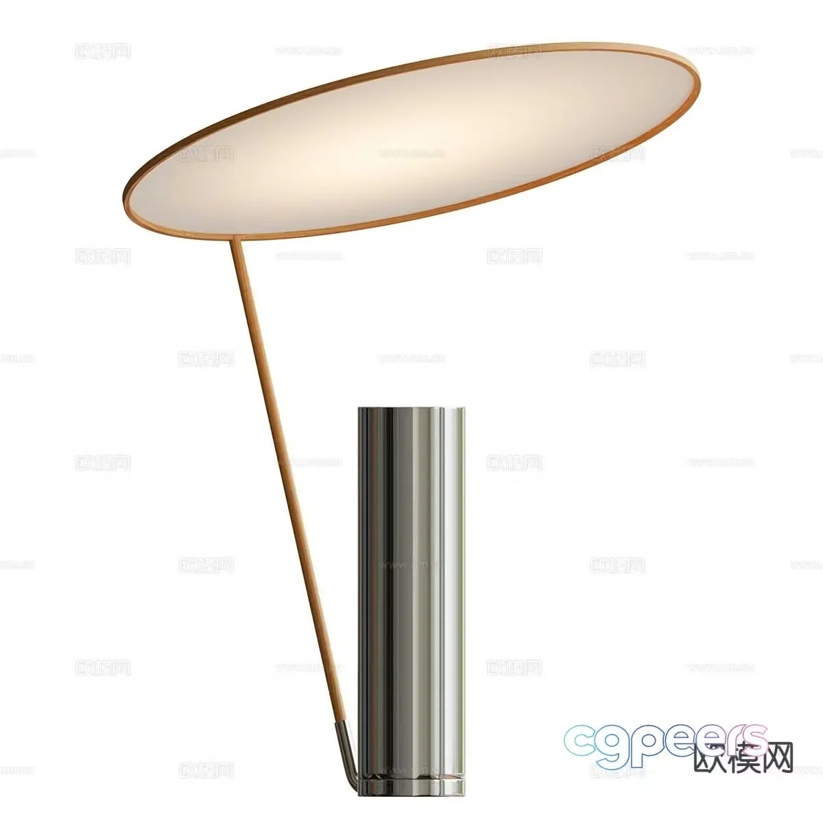Light luxury table lamp 3D model