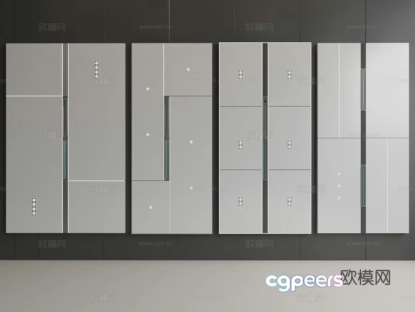 Aluminum buckle ceiling Aluminum buckle panel ceiling Integrated ceiling Bathroom ceiling Kitchen ceiling 3D model