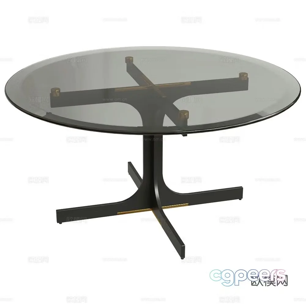 MisuraEmme modern round dining table 3d model