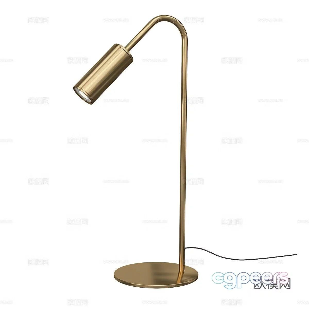 Modern simple desk lamp Table lamp Simple desk lamp Study desk lamp Lamp 3D model