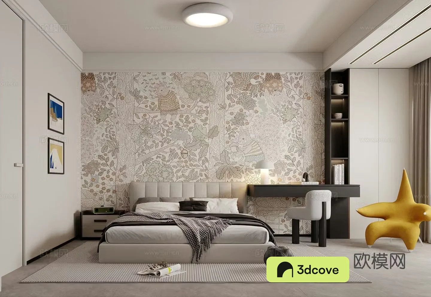 Modern minimalist children’s room