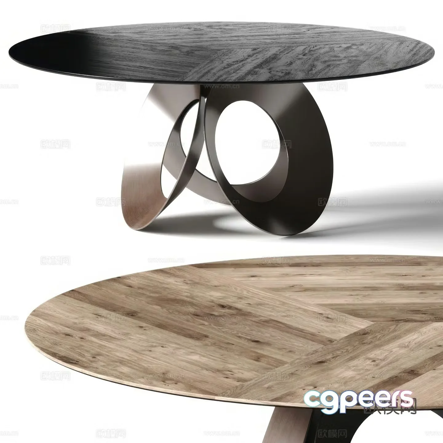 Modern Italian ORACLE Dining Table 3D Model