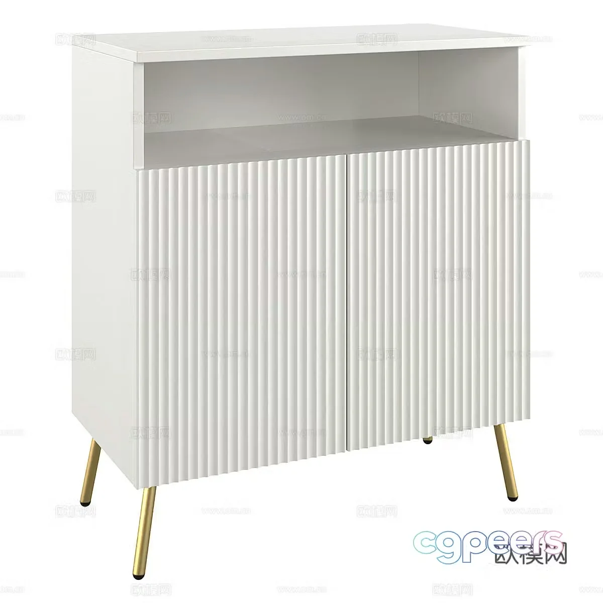 Modern Nordic Neo chest of drawers 3d model