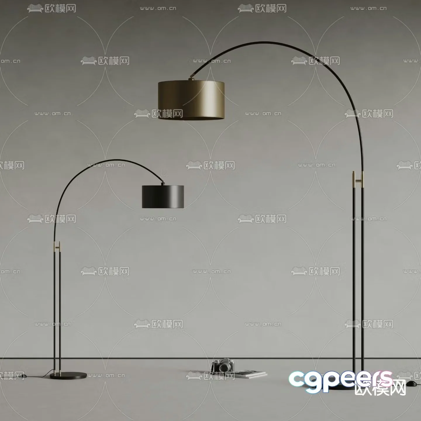 PROF floor lamp fishing lamp 3d model