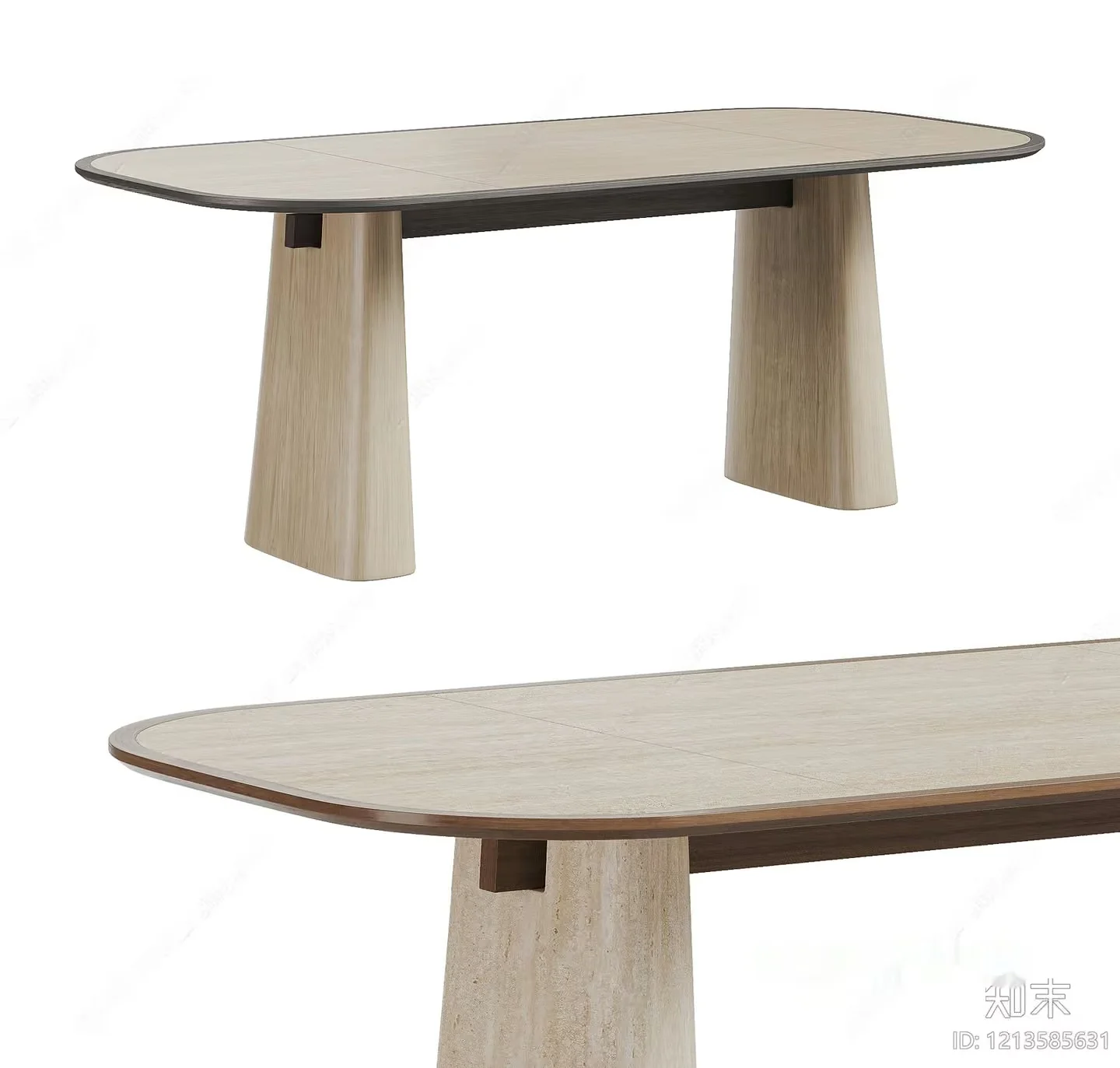 Modern Dining Table 3D Model – 23415 – VRAY Render