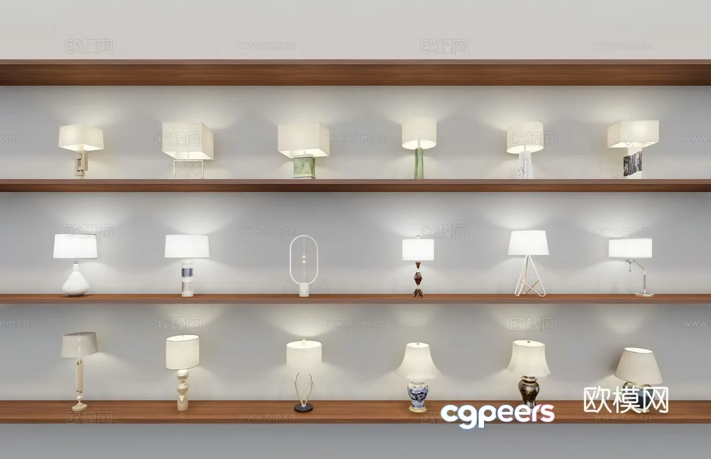 Table lamp 3d model