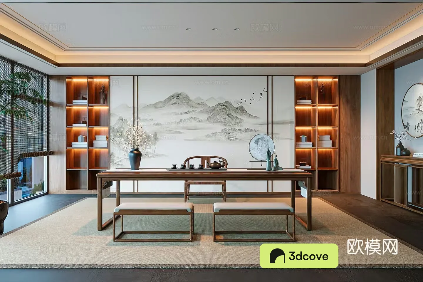 New Chinese tea room