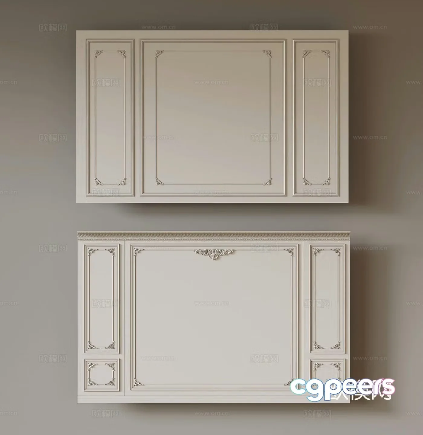 Wall panel Modern Wall panel 3D Model
