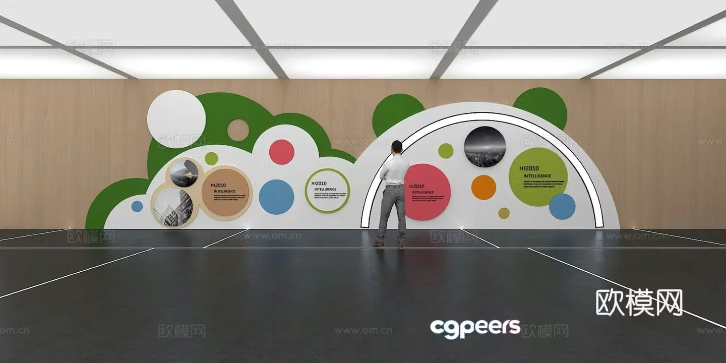 Cultural wall Children’s cultural wall Display wall Classroom Exhibition hall Campus culture Corridor Teaching 3D model