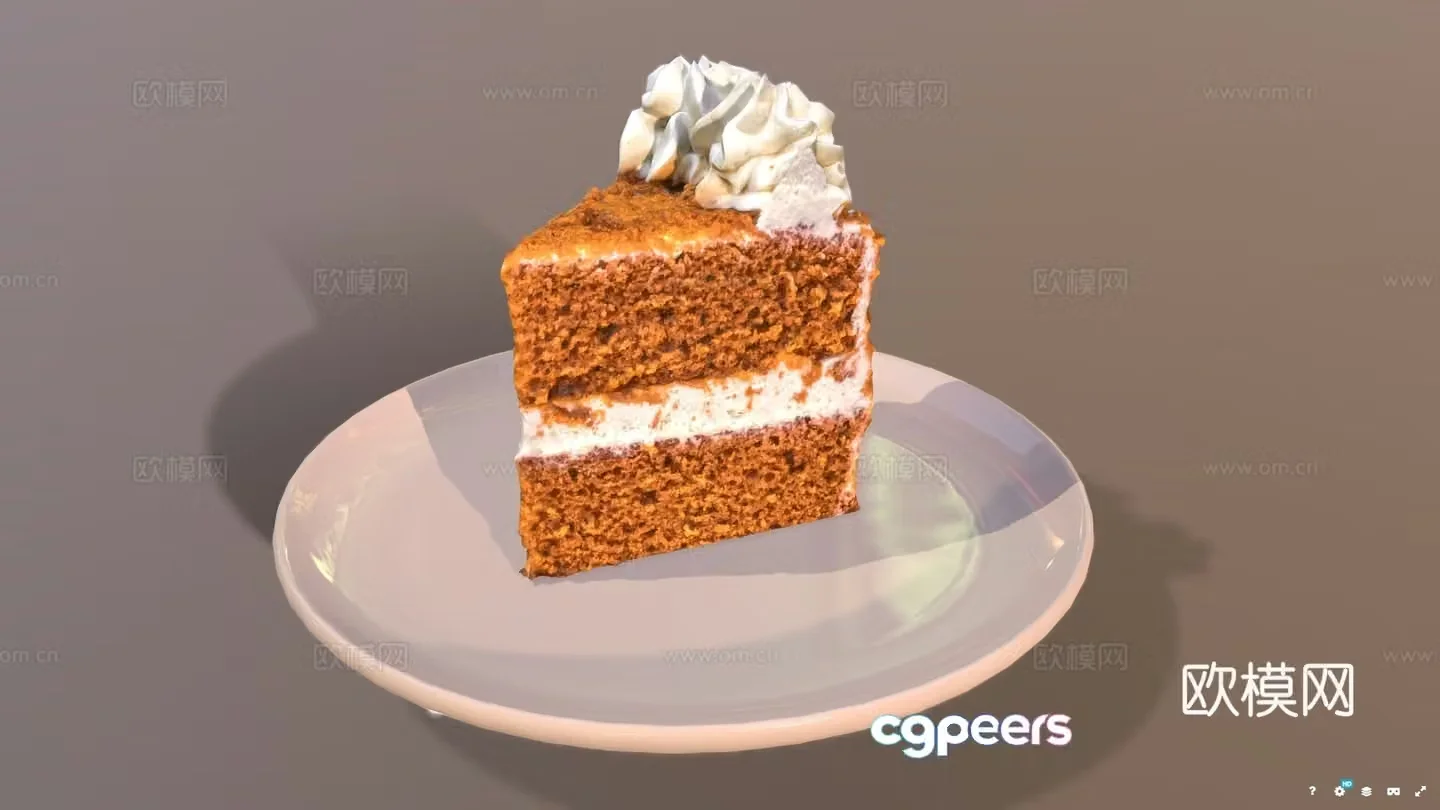 Food Cake Chocolate Cake Birthday Cake 3d Model