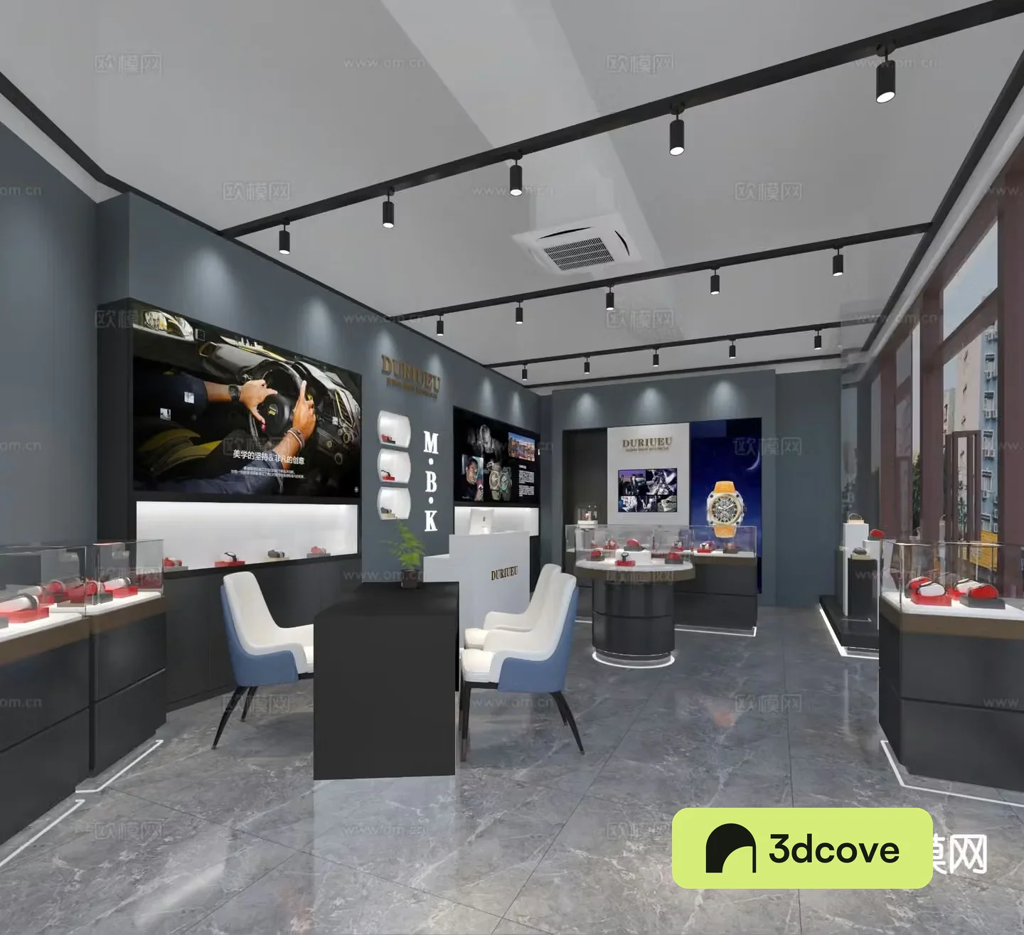 Modern watch store jewelry store