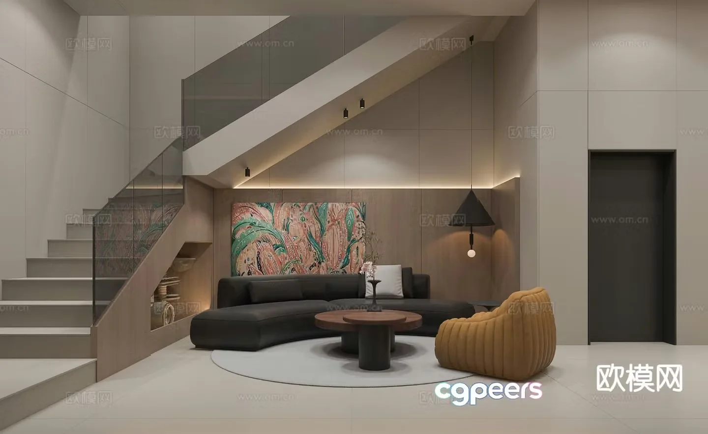 New Chinese style leisure room entertainment room tea tasting room 3d model