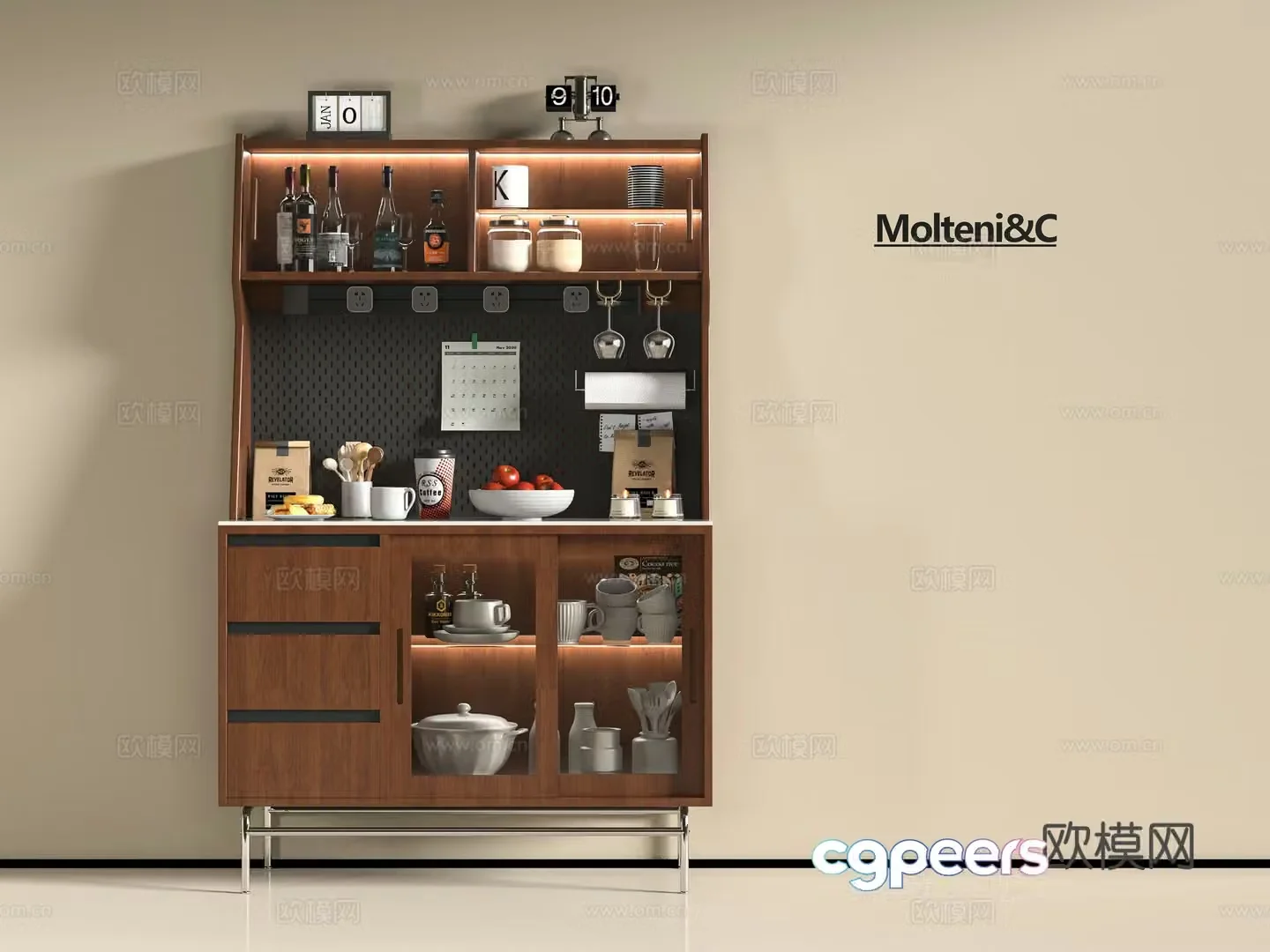 Modern sideboard 3D model