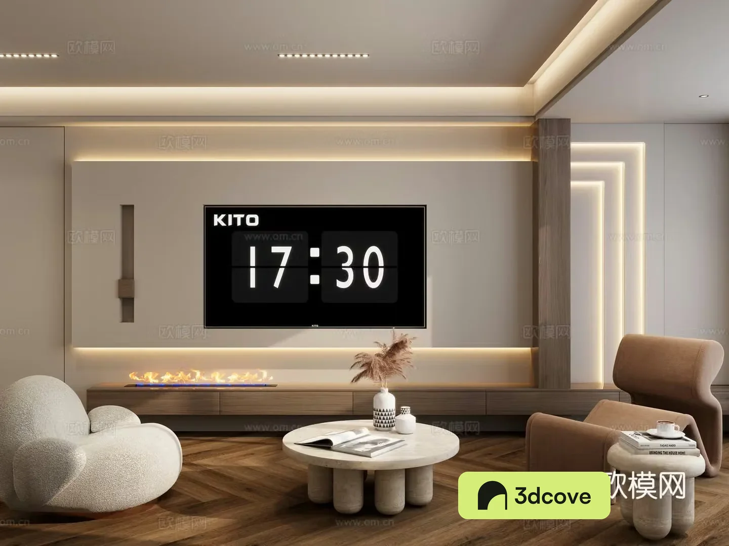 Italian TV background wall