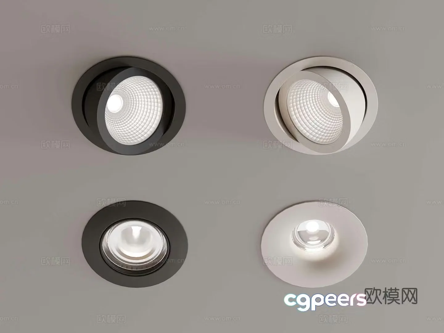 Modern downlight spotlight 3d model