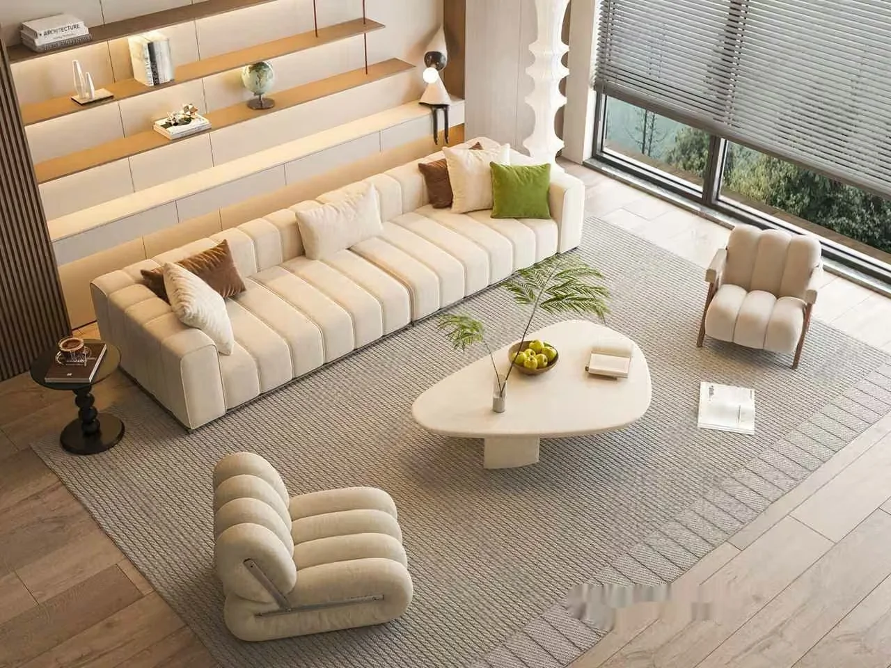 Modern Living Room 3D Model – 12035 – CORONA Render
