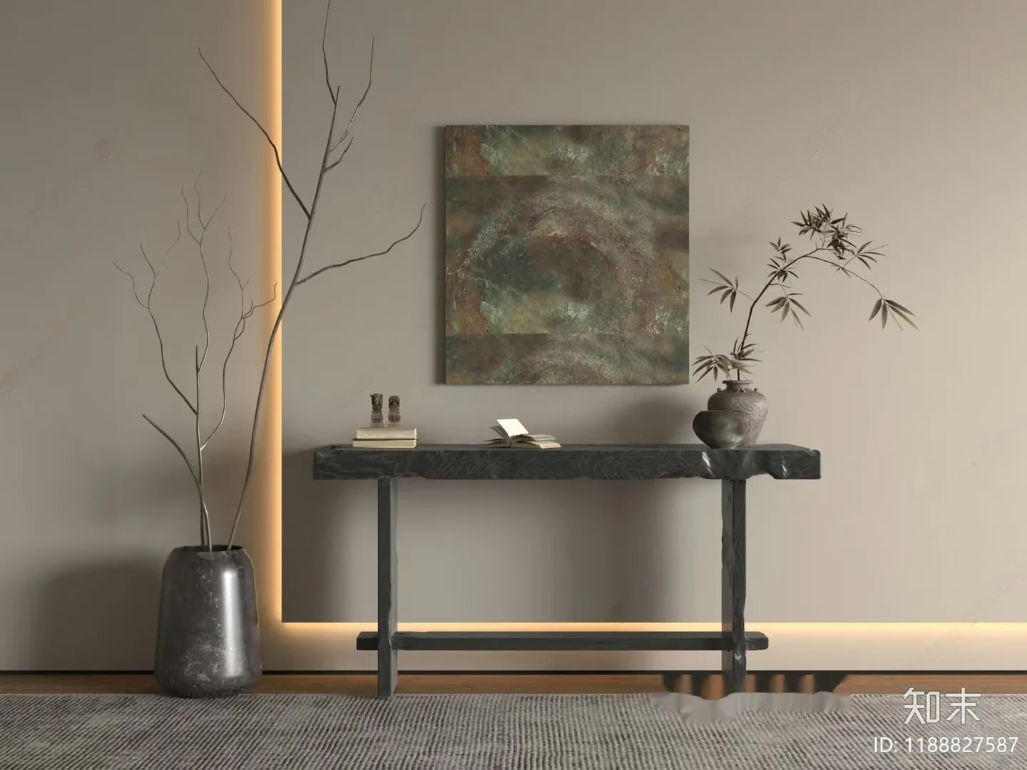 Minimalist Interior Design 3D Model – 16613 – VRAY Render