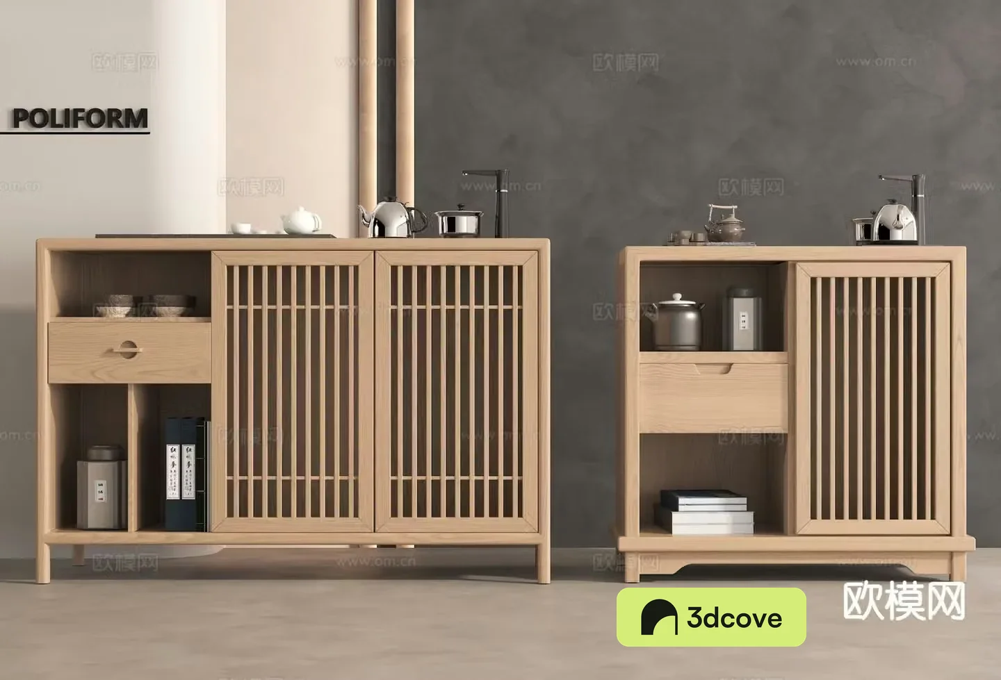New Chinese style tea cabinet