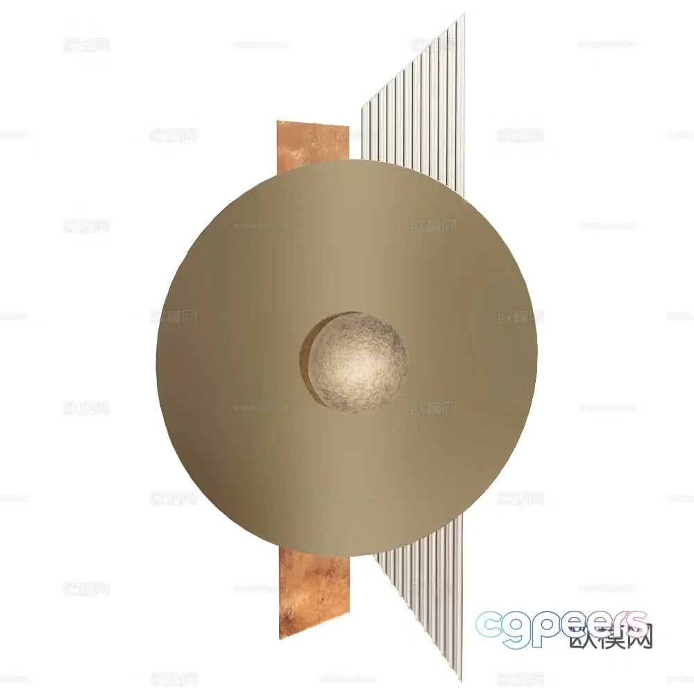 Catrinel modern wall lamp Italian wall lamp Light luxury wall lamp Metal wall lamp 3D model