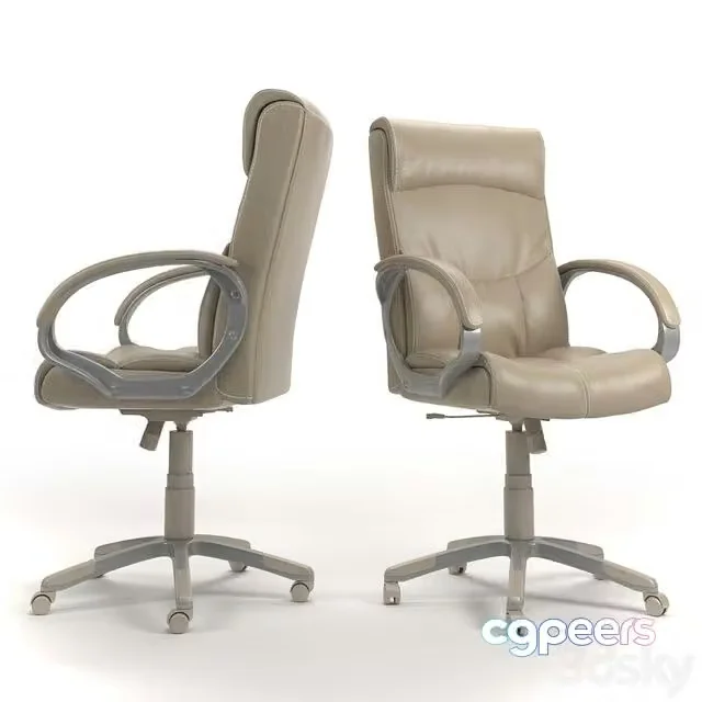 3ds Max Free – Office Chair office metal leather armchair