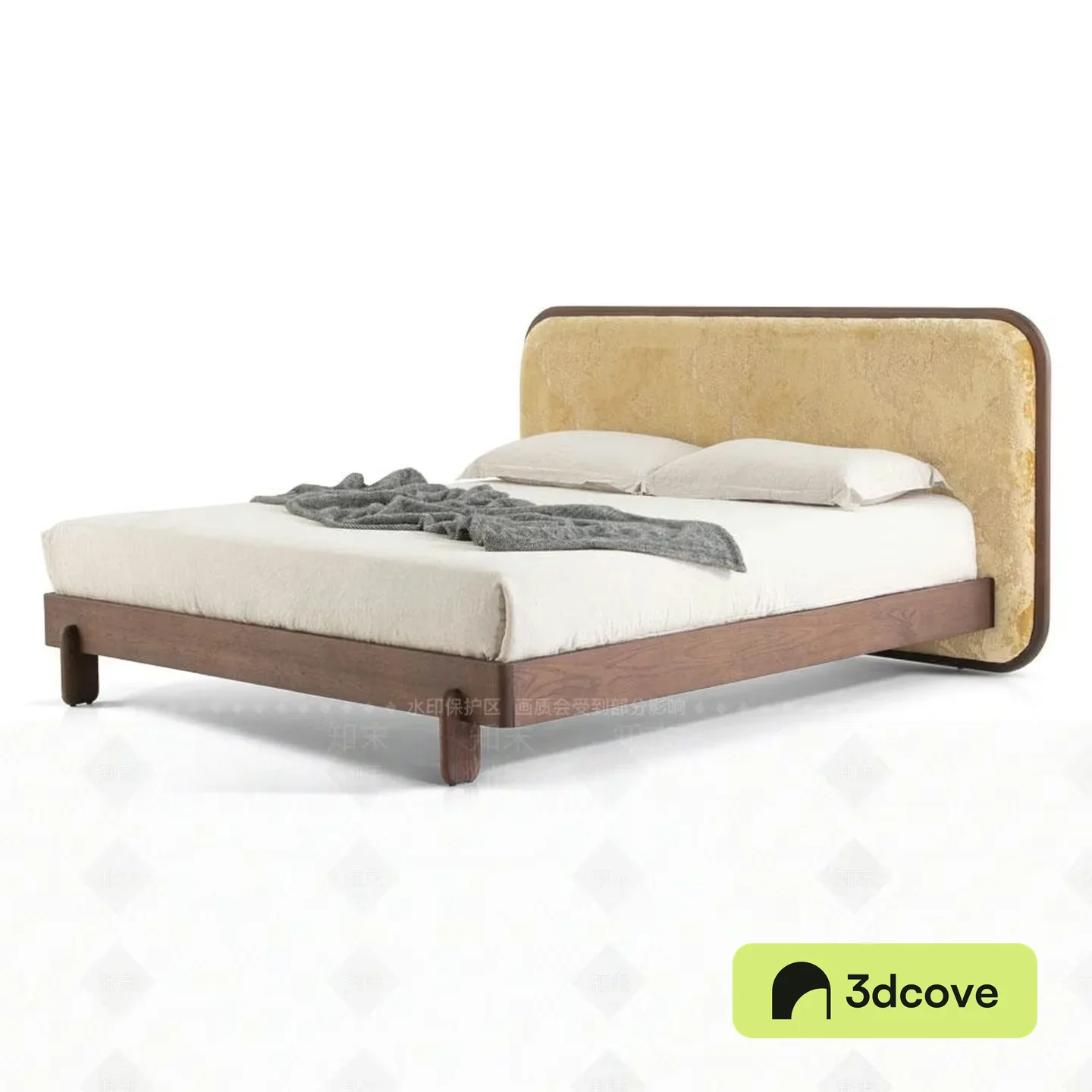 Modern Wooden Bed