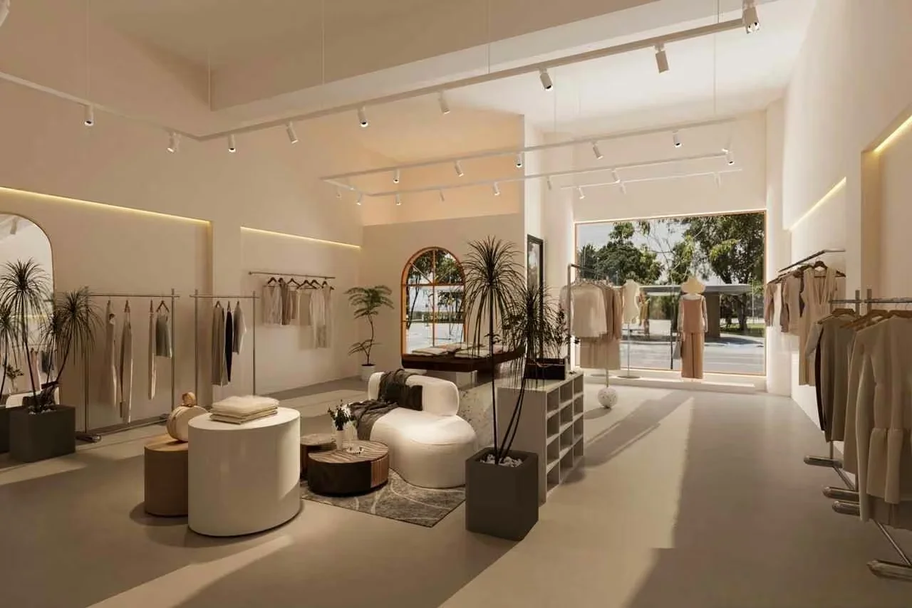 Minimalist Clothing Store 3D Model – 8229 – CORONA Render