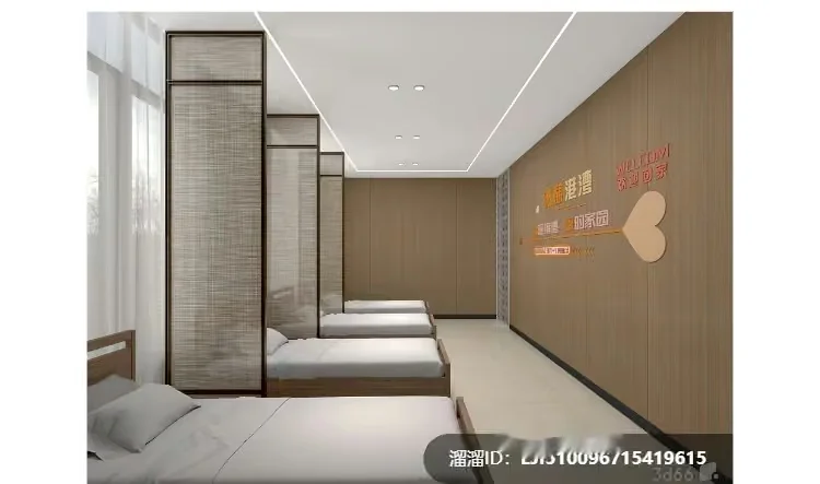 Cozy Guest Room 3D Model – 7464 – VRAY Render