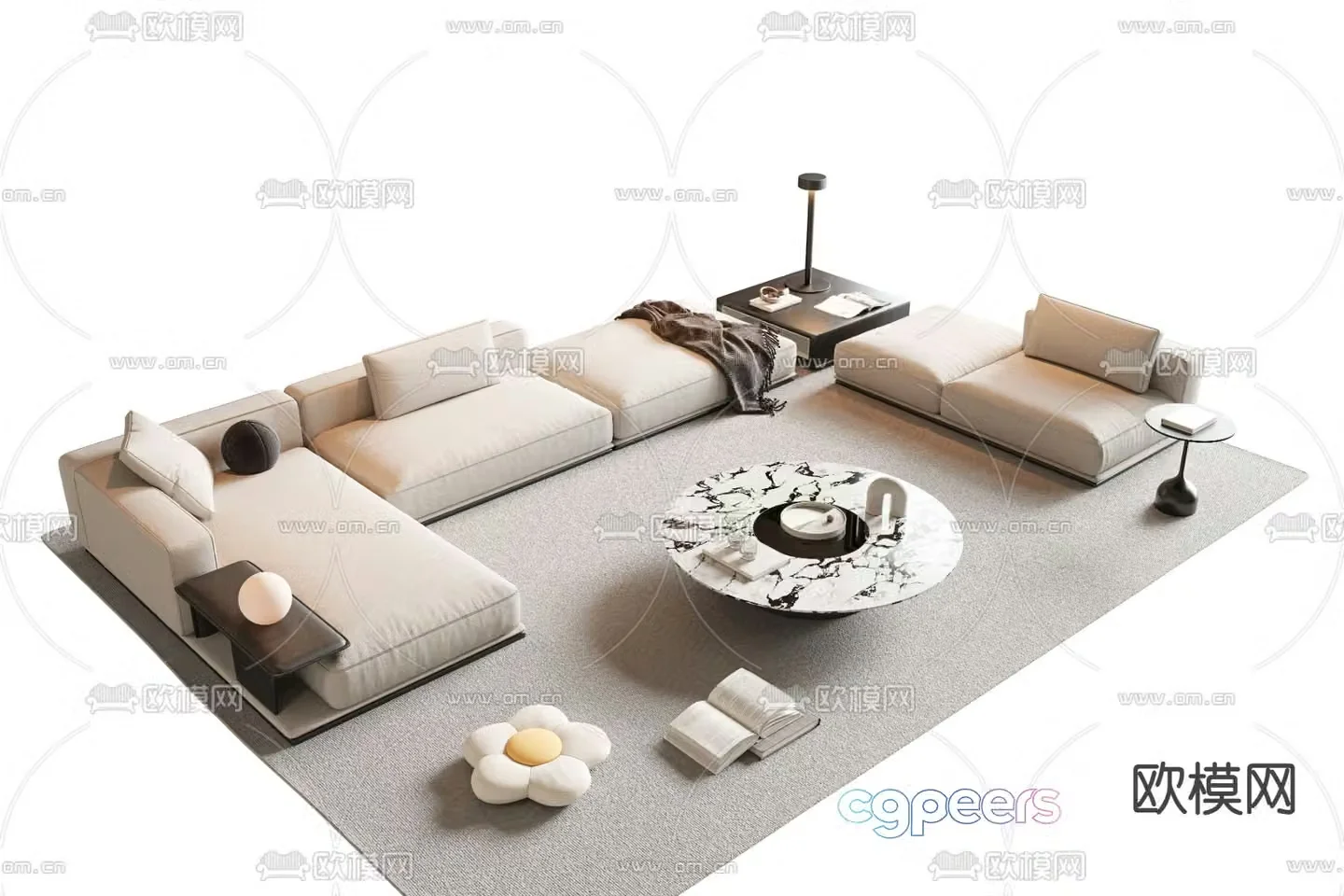 Modular Sofa Modular Sofa Corner Sofa 3D Model
