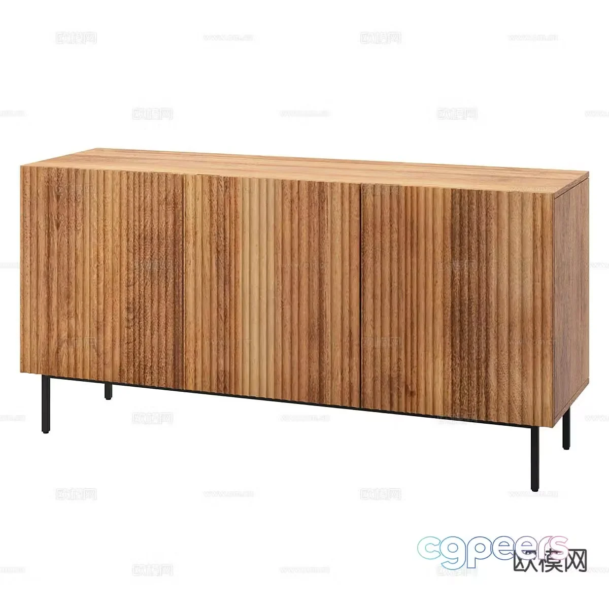 Nordic TV cabinet 3d model