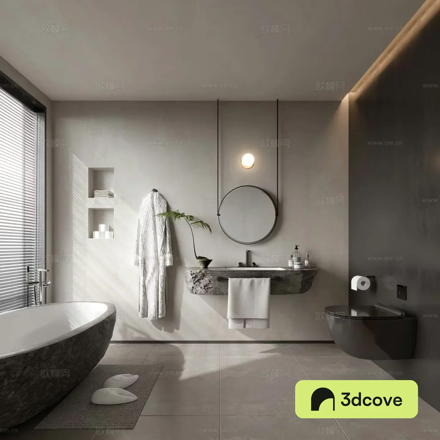 Wasabi bathroom 3d model