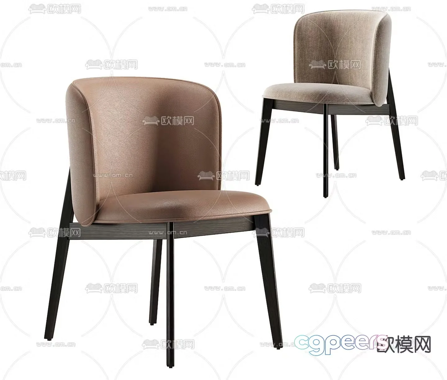 Pertica lounge chair 3d model