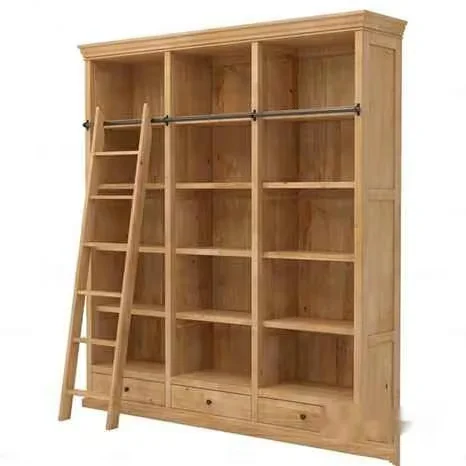Wooden Ladder Shelf 3D Model – 1410 – CORONA Render