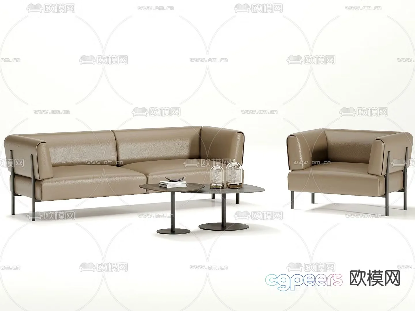 Office sofa 3d model