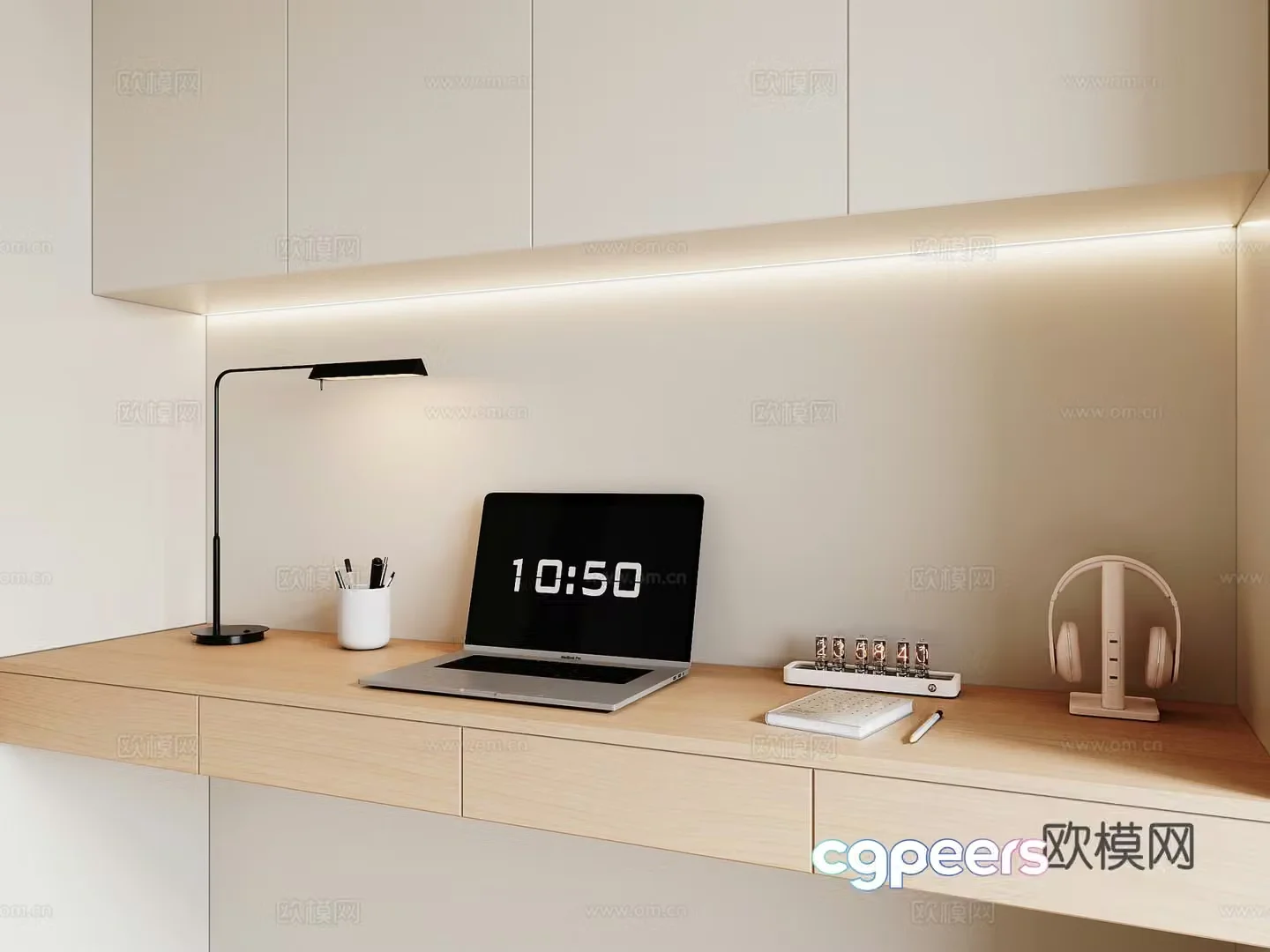Modern desk ornament 3d model