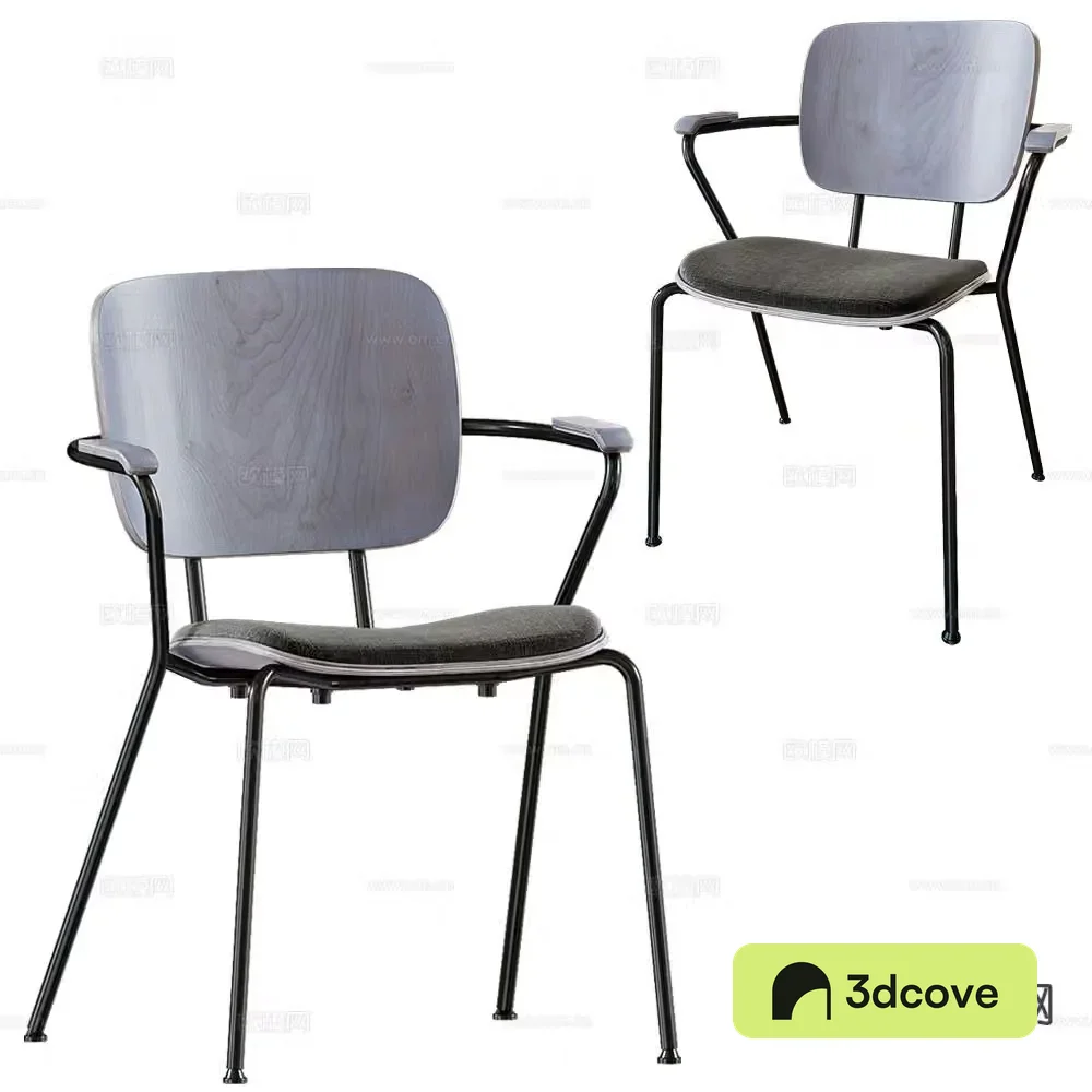 Verges wooden chair dining chair