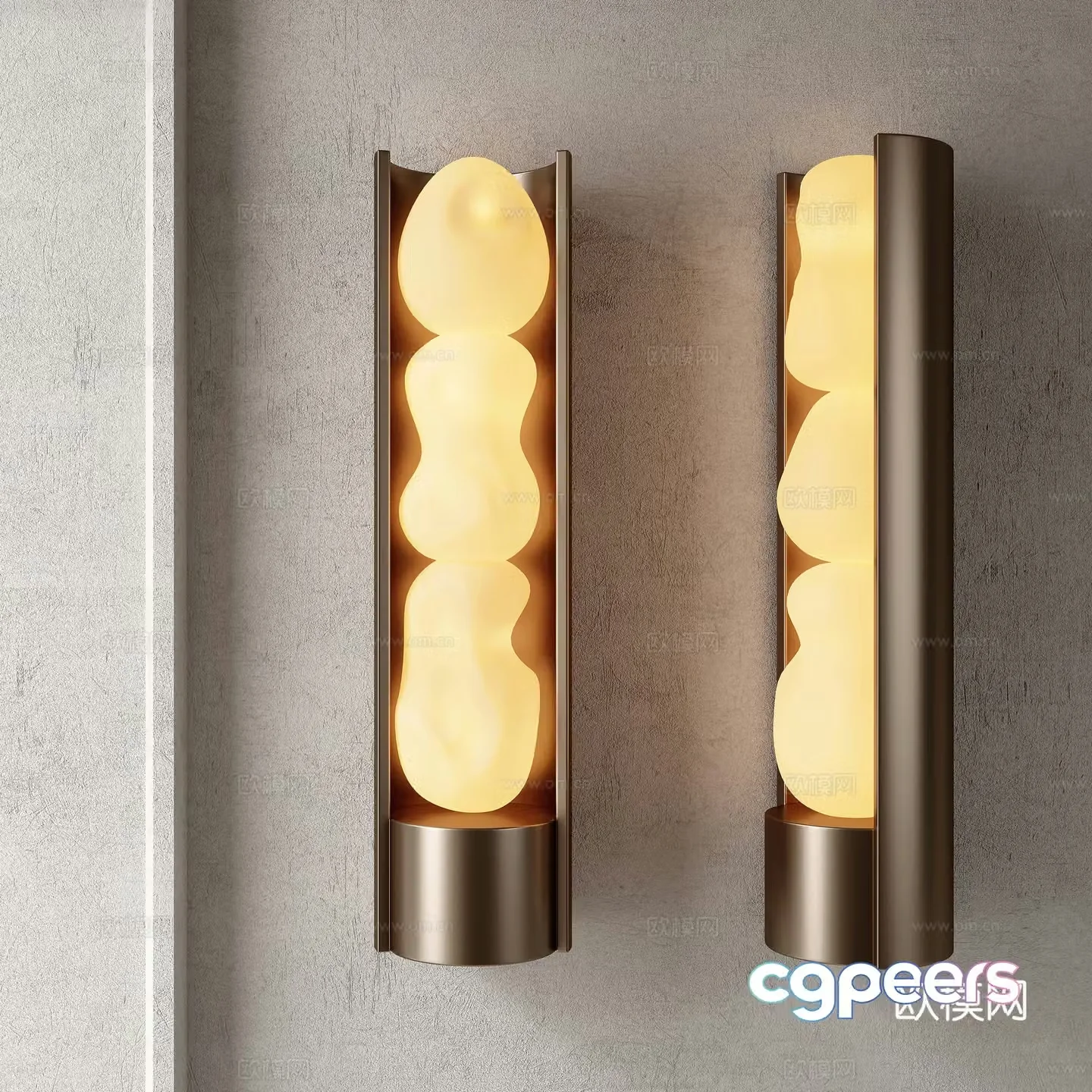 Modern wall light 3d model