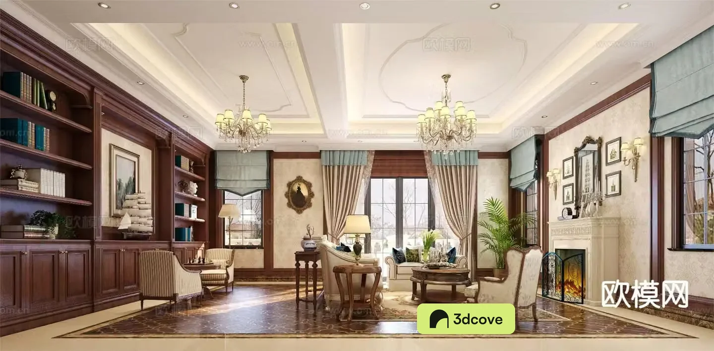 European style living room