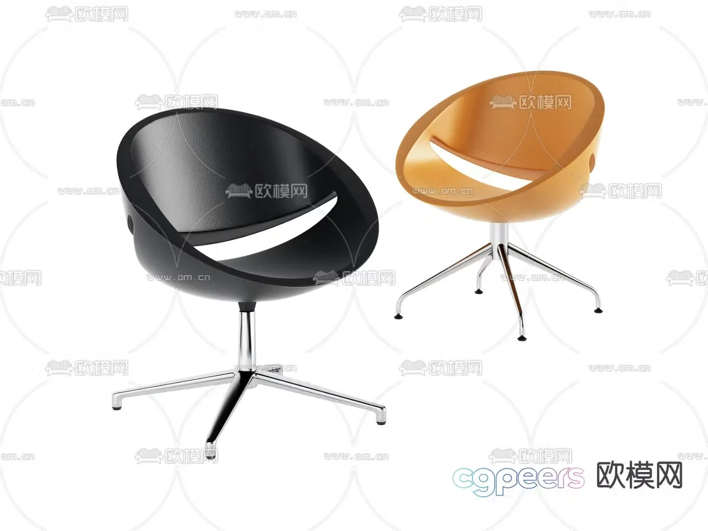 Office chair conference chair staff chair 3d model