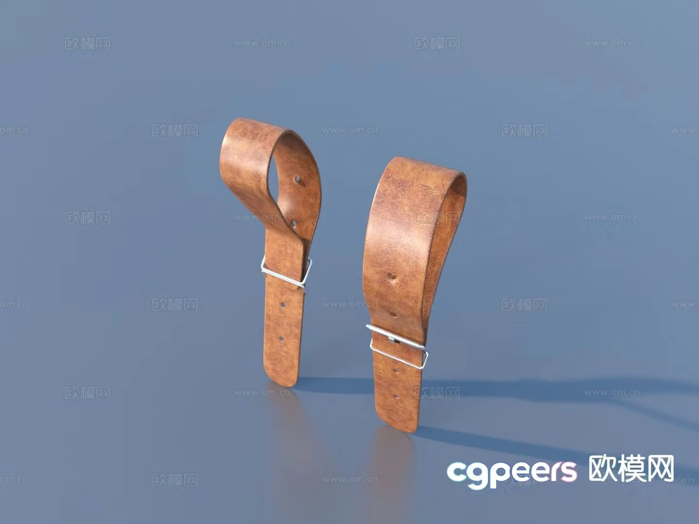 Belt leather hardware parts 3d model