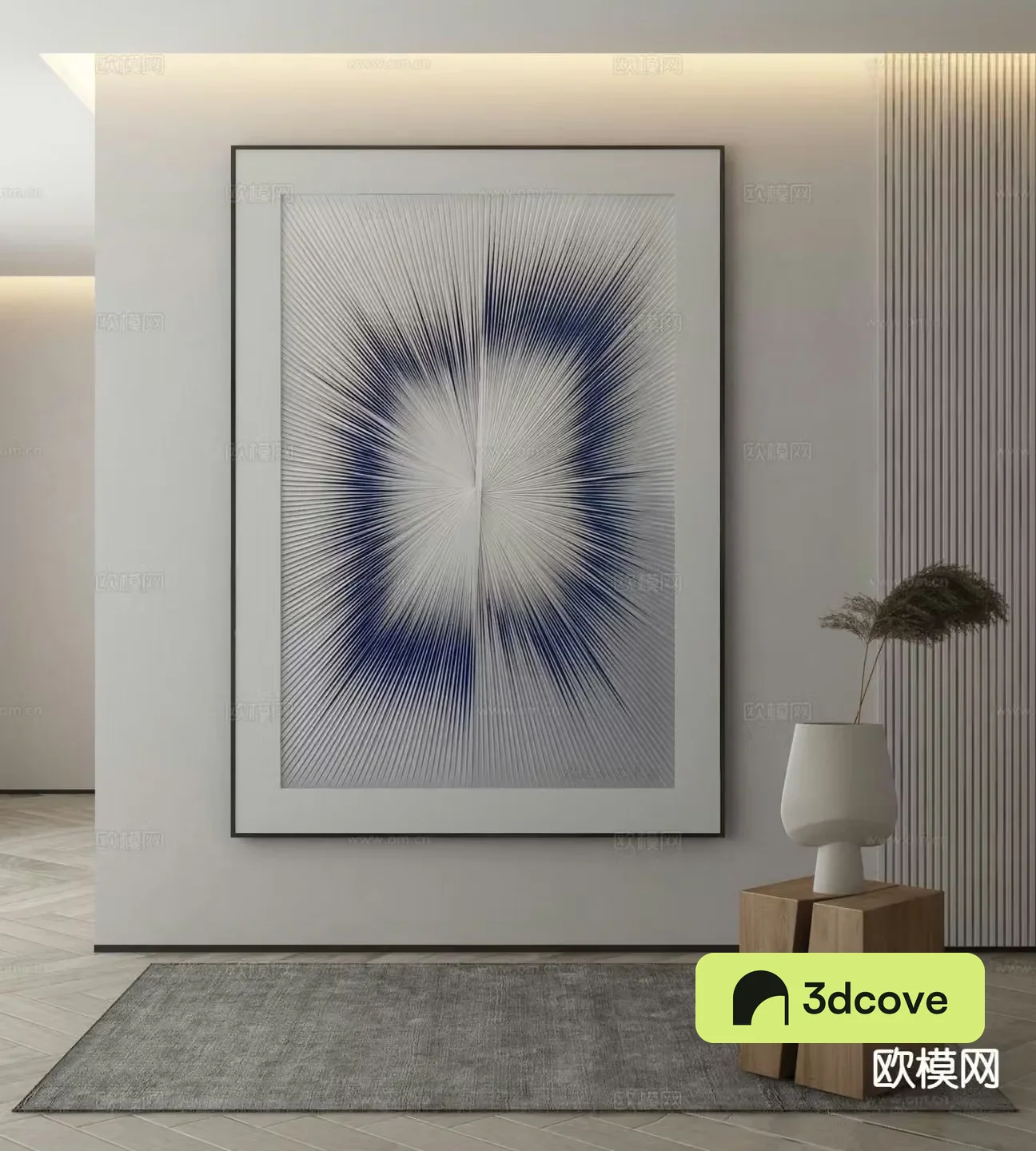 Modern texture painting decorative painting