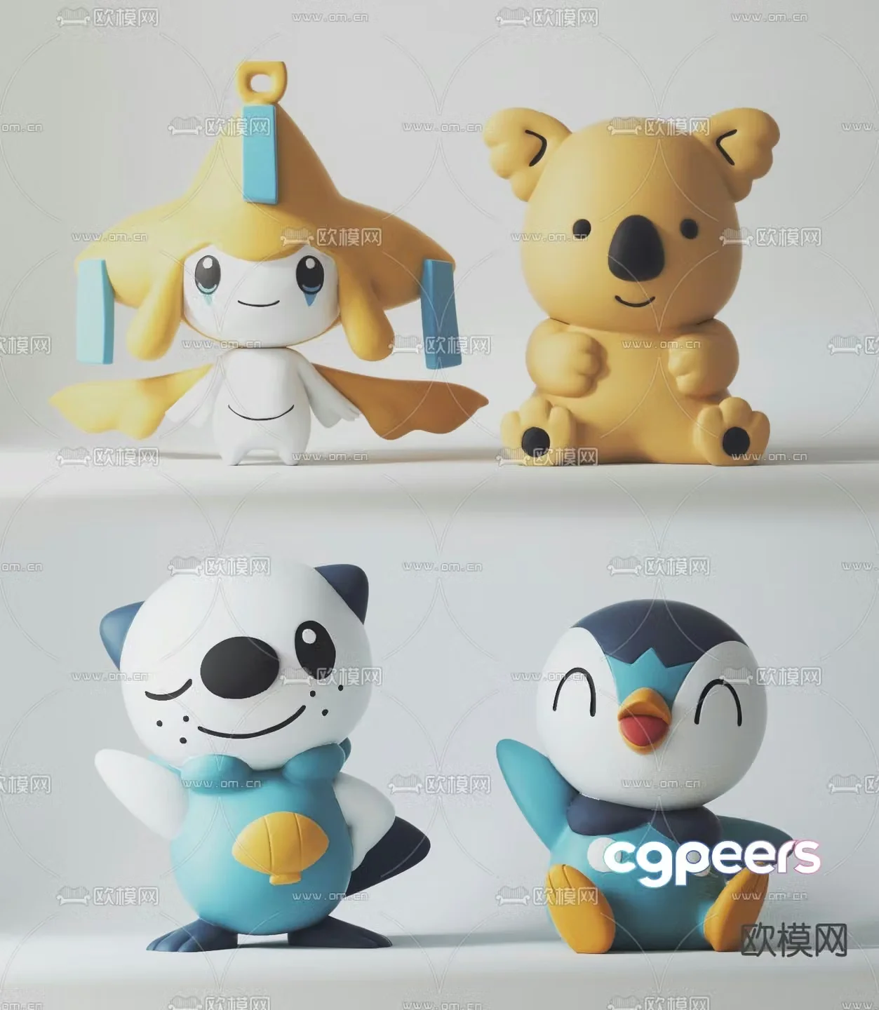 Modern children’s toys 3d model