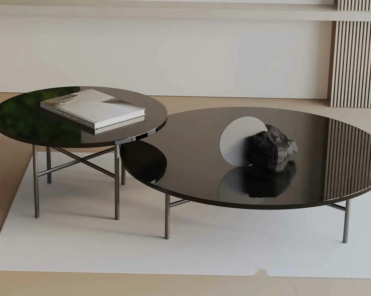 Modern Living Room 3D Model – 1229 – VRAY Render