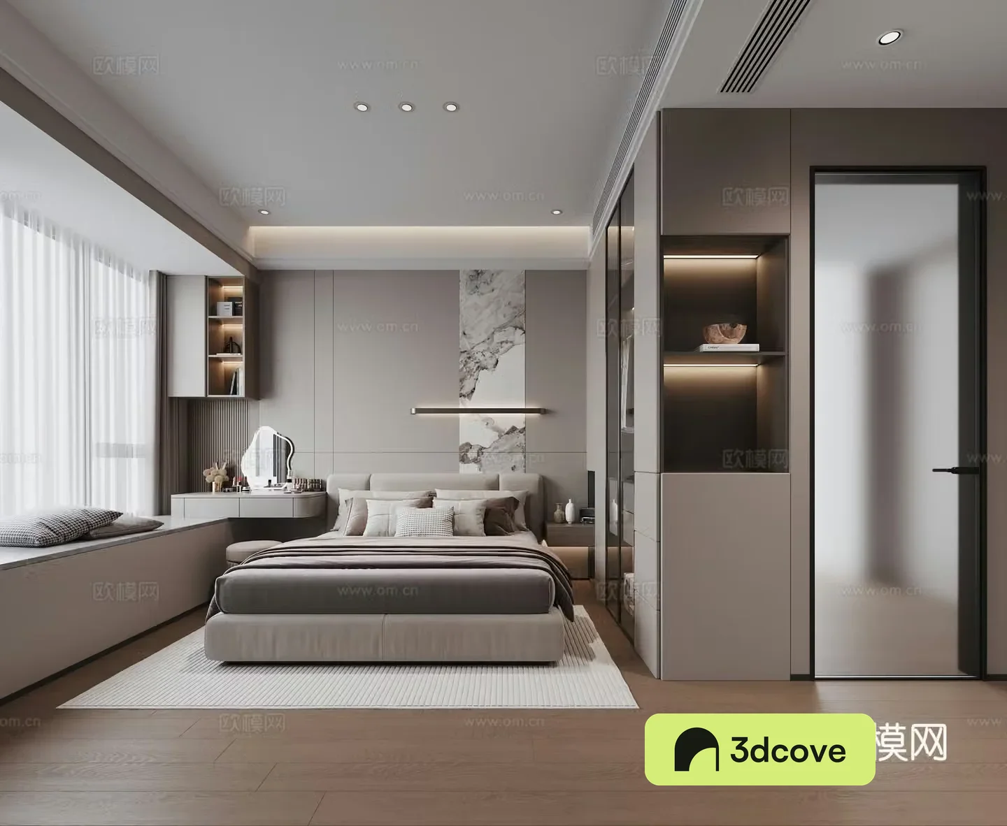 Modern bedroom