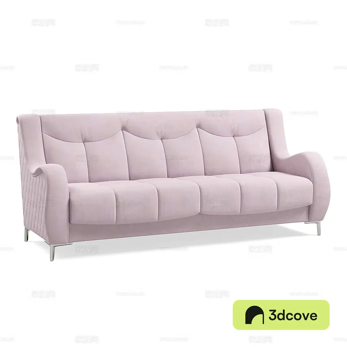 Modern minimalist sofa double sofa