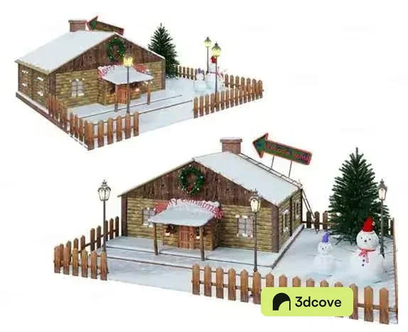 A Snowy Winter Scene